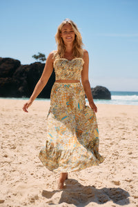 India Bustier Top ~ Sonnie Print