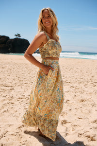 India Bustier Top ~ Sonnie Print