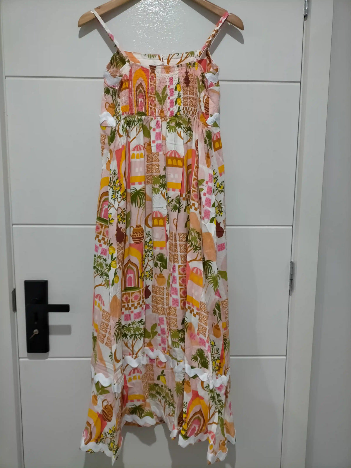 Sorrento Maxi Dress Morocco Door Print