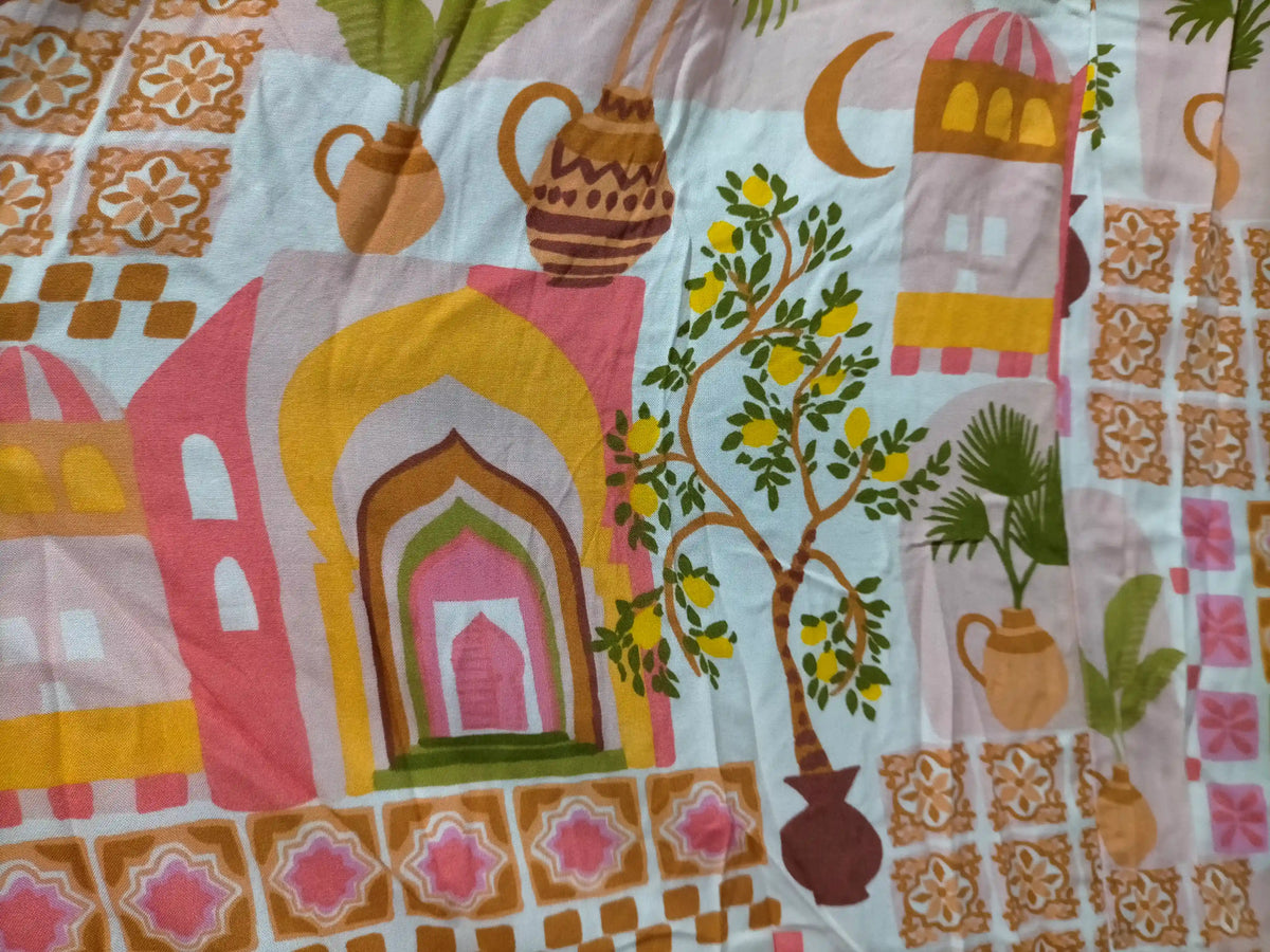 Sorrento Maxi Dress Morocco Door Print