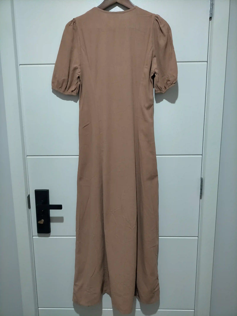 Sunkissed Maxi Dress Cocoa print