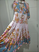 Tessa Maxi Dress French Rose Print