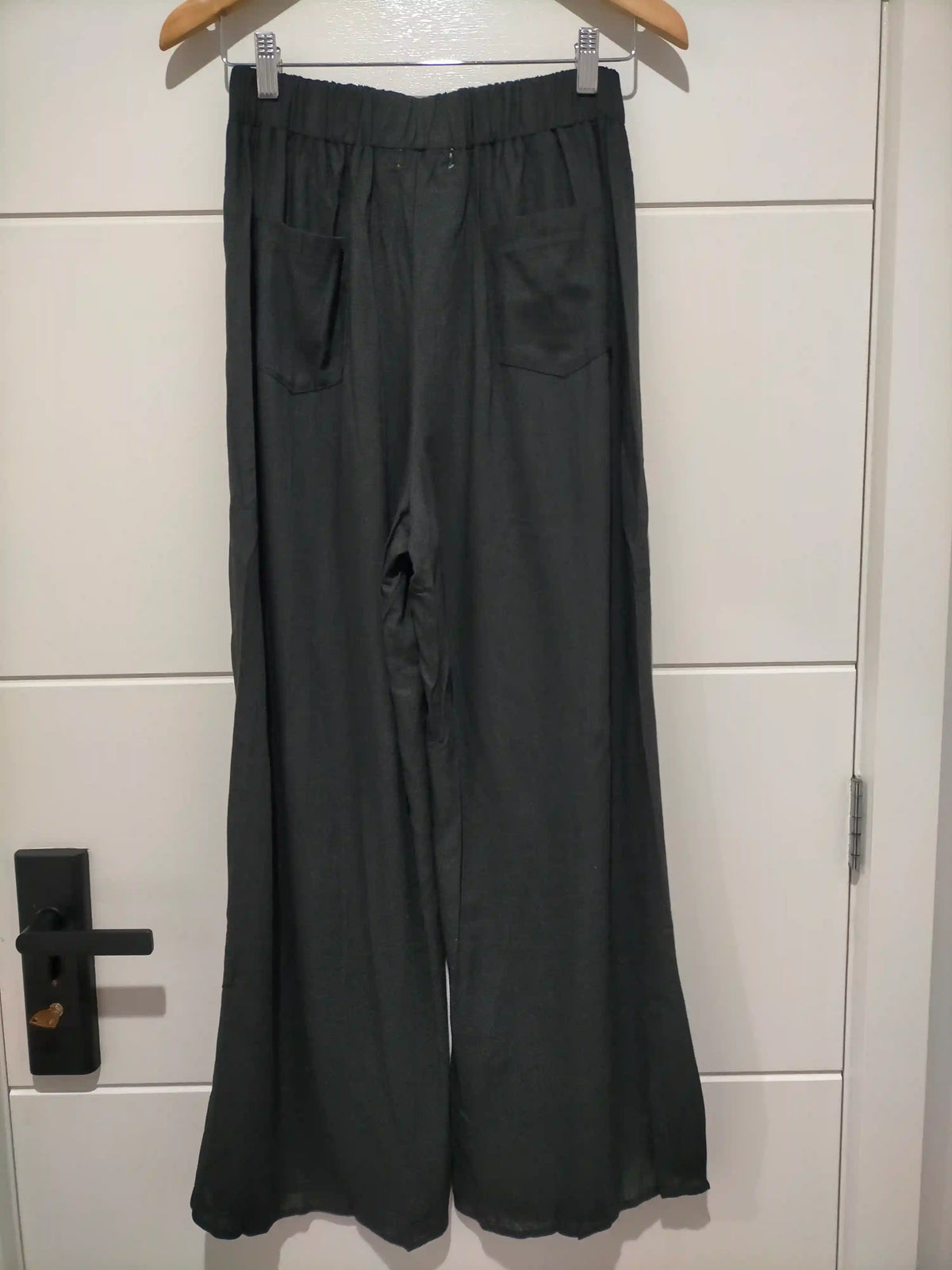 Tobacco Linen Pants ~ Black