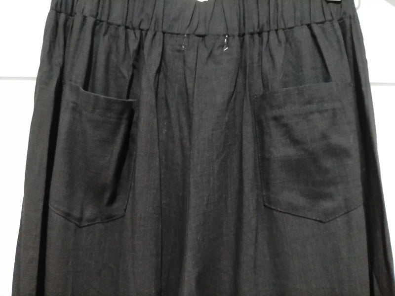 Tobacco Linen Pants - Black