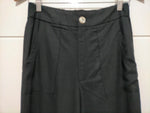 Tobacco Linen Pants - Black