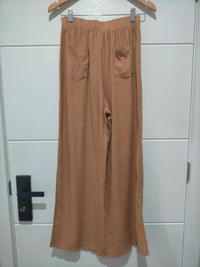 Tobacco Linen Pants ~ Soft Tan