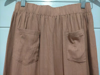 Tobacco Linen Pants ~ Soft Tan
