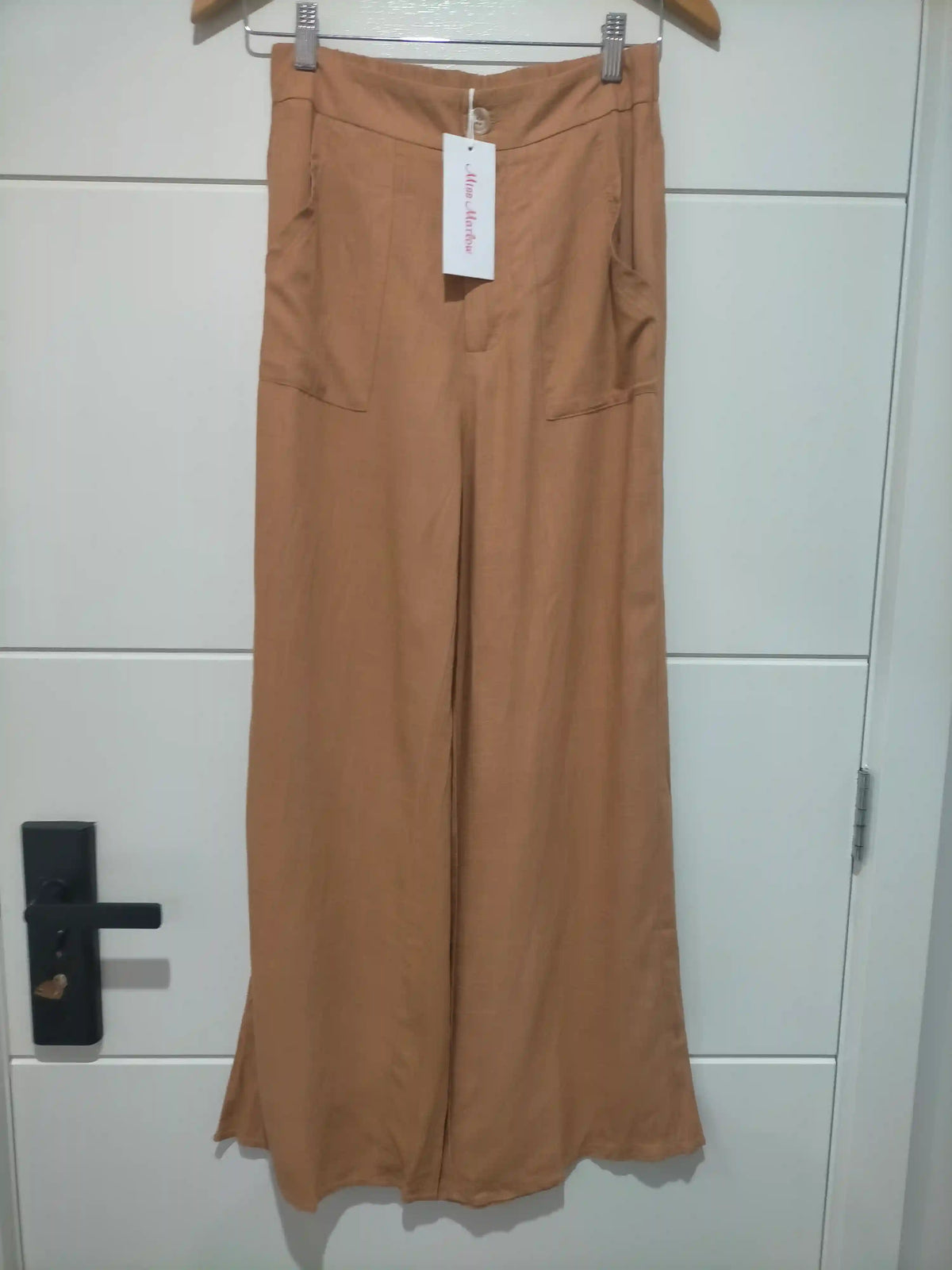 Tobacco Linen Pants ~ Soft Tan