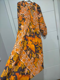 Penny Midi Dress Lantana Print by Jaase Kenzie Tenzie