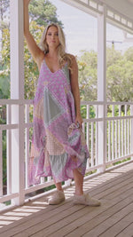 Kimi Maxi Dress Lavender Haze print