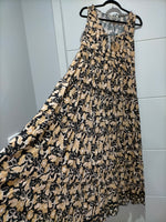 Erryn Maxi Dress Gold Valley Print by Jaase Kenzie Tenzie
