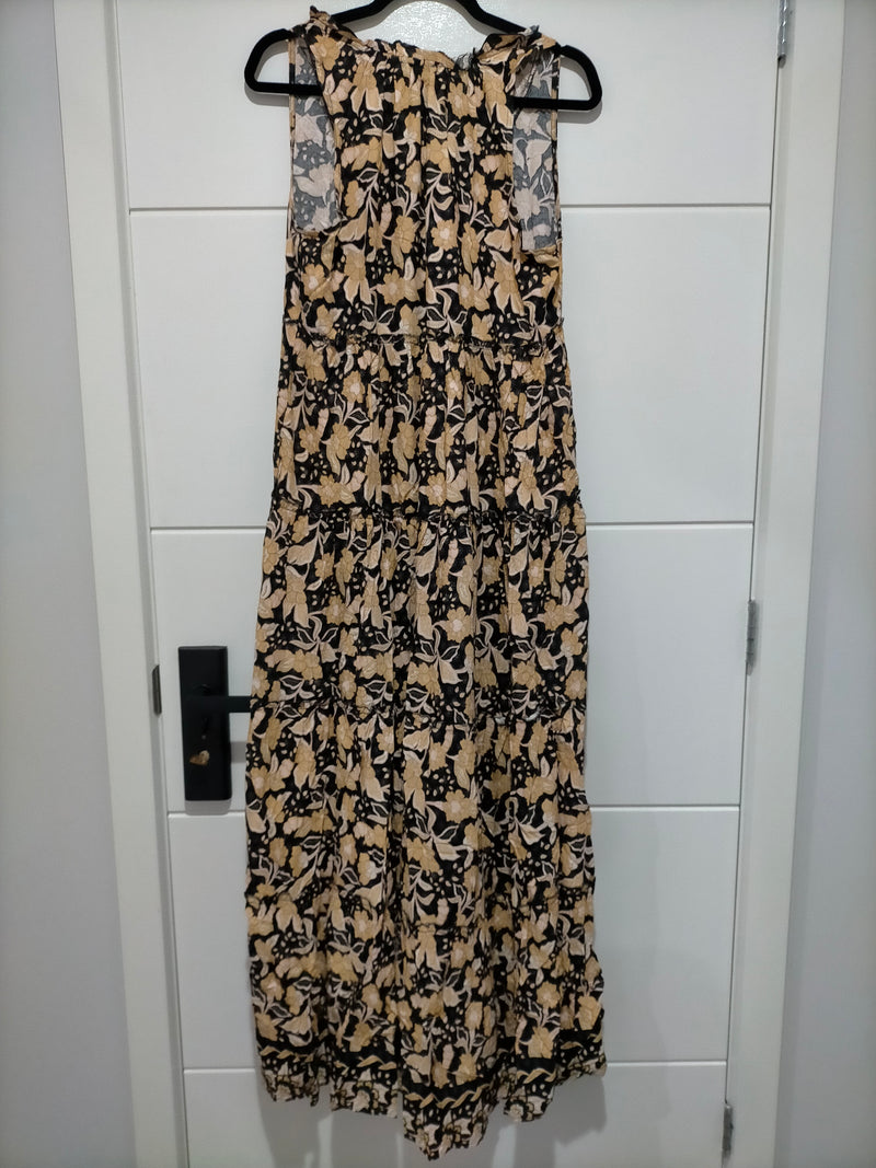 Erryn Maxi Dress Gold Valley Print by Jaase Kenzie Tenzie