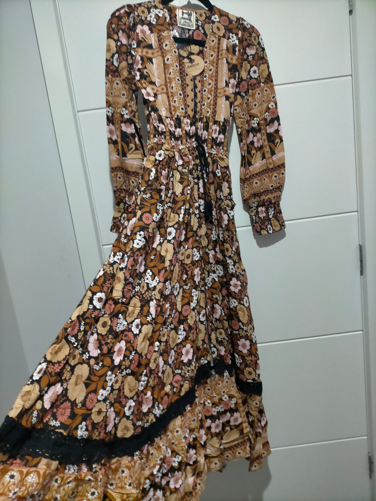Sabrina Maxi Dress in Hennie Print by Jaase Kenzie Tenzie