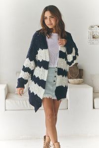Clove Knit - Navy Stripe by Jaase Kenzie Tenzie