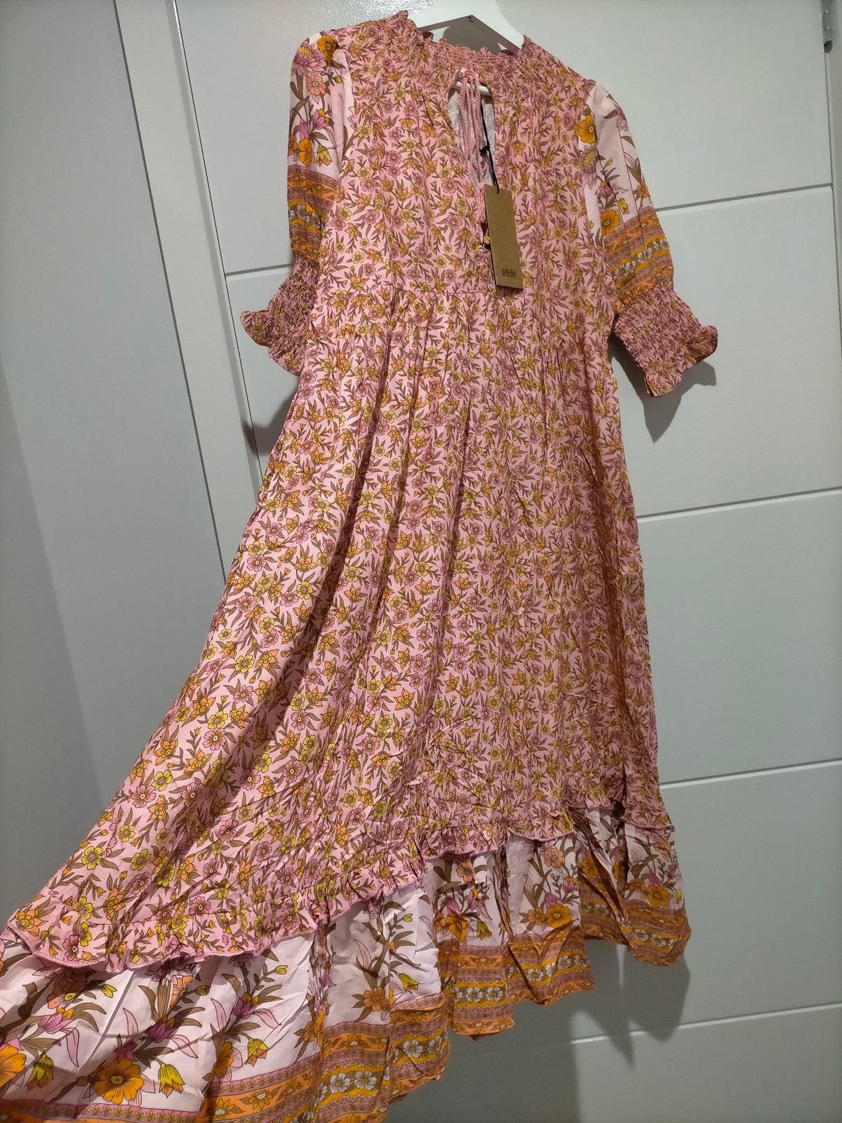 Kora Midi Dress Nisha Print by Jaase Kenzie Tenzie