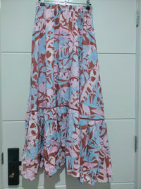 Daphne Maxi Skirt in Neapolitan print by Jaase Kenzie Tenzie