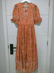 Annabel Maxi Dress Ezrah Print by Jaase