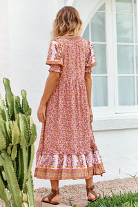Kora Midi Dress Nisha Print by Jaase Kenzie Tenzie