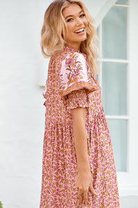 Kora Midi Dress Nisha Print by Jaase Kenzie Tenzie