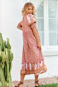 Kora Midi Dress Nisha Print by Jaase Kenzie Tenzie