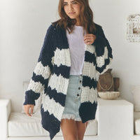 Clove Knit - Navy Stripe by Jaase Kenzie Tenzie